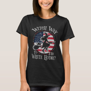 Niedlich Hexe im Weißen Haus Kamala Harris Wheim T-Shirt