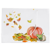 Niedlich Hexenmäuse Wasserfarbe Große Geschenktüte (Rückseite)