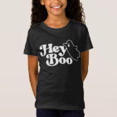 Niedlich Hey Boo Funny Ghost Halloween T-Shirt (Vorderseite)
