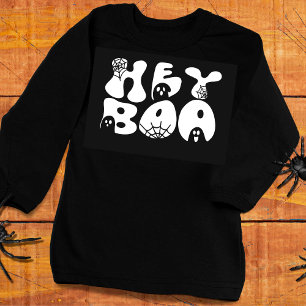 Niedlich Hey Boo Funny Halloween Groovy Retro Ghos Sweatshirt