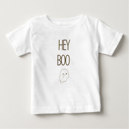 Niedlich Hey Boo Ghost Baby Top T - Shirt Hallowee