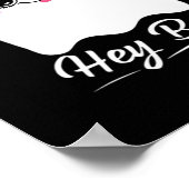 Niedlich Hey Boo Halloween Poster (Ecke)