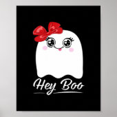 Niedlich Hey Boo Halloween Poster (Vorne)