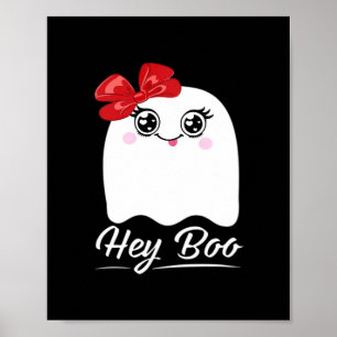 Niedlich Hey Boo Halloween Poster