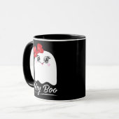 Niedlich Hey Boo Halloween Tasse (Vorderseite Links)