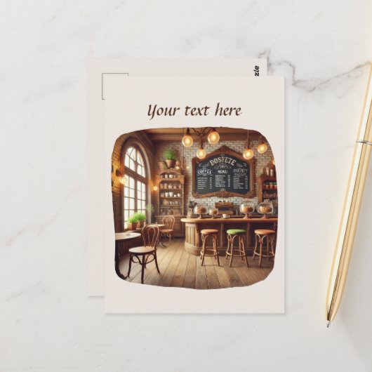Niedlich hinzufügen postkarte (Vorderseite/Rückseite Beispiel)