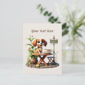 Niedlich hinzufügen postkarte (Stehend Vorderseite)