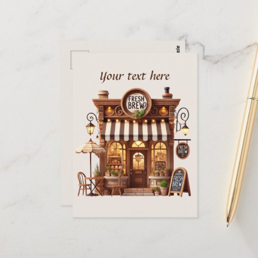 Niedlich hinzufügen postkarte (Vorderseite/Rückseite Beispiel)