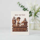 Niedlich hinzufügen postkarte (Stehend Vorderseite)