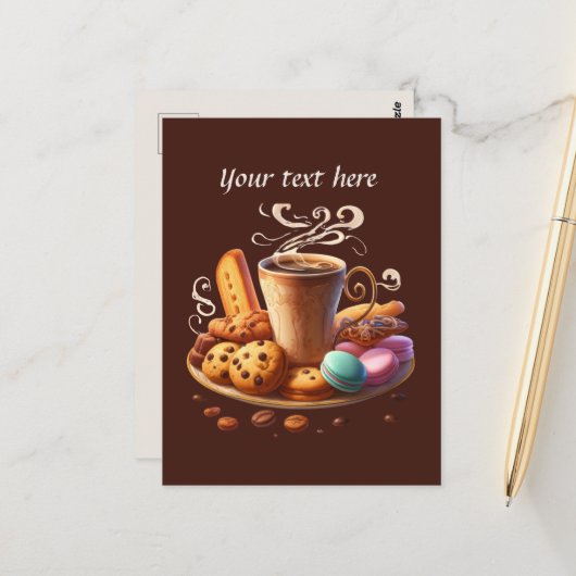 Niedlich hinzufügen postkarte (Vorderseite/Rückseite Beispiel)
