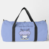 Niedlich Hippo Duffle Bag (Vorderseite)
