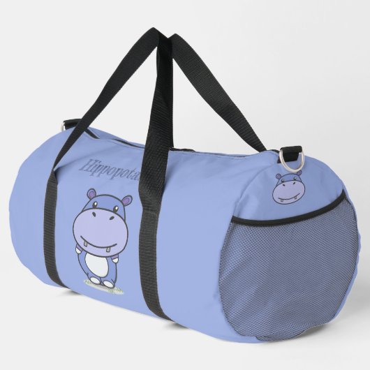 Niedlich Hippo Duffle Bag (Rechte Ecke)