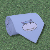 Niedlich Hippo Neck Tie Krawatte