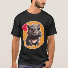 Niedlich Hippo T-Shirt
