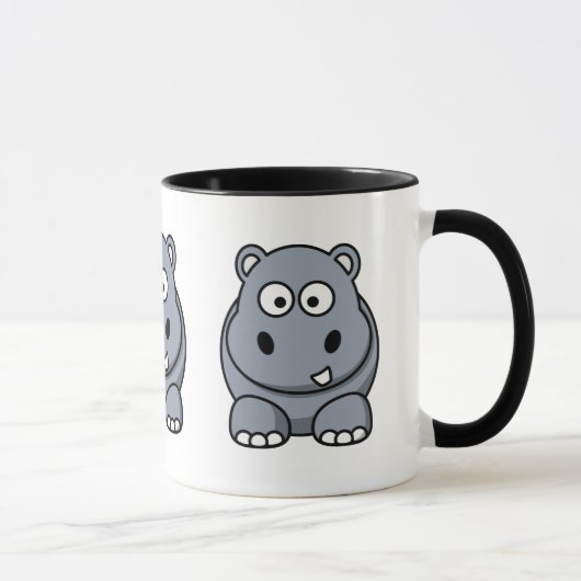 Niedlich Hippo Tasse (Rechts)