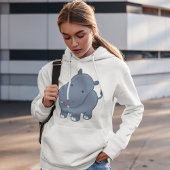 Niedlich Hippopotamus Hoodie