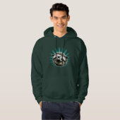 Niedlich! HipsterSloth Hoodie (Vorne ganz)