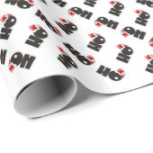 Niedlich Ho3 Ho Cubed Ho Ho Ho Geschenkpapier (Rolleneckpunkt)