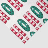 Niedlich Ho Ho Ho Bunte Weihnachten Seidenpapier (Ausschnitt)