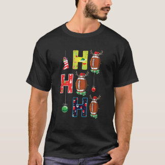 Niedlich Ho Ho Ho Football Player Rentier Boys Chr T-Shirt