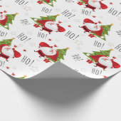Niedlich Ho Ho Ho Modern Christmas Santa Geschenkpapier