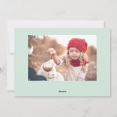 Niedlich Ho Ho Ho Retro Weihnachten | Grün (Rückseite)