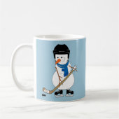 Niedlich Hockey Snowman Tasse (Links)