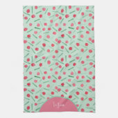 Niedlich Holiday Candy Cane Geschirrtuch (Vertikal)