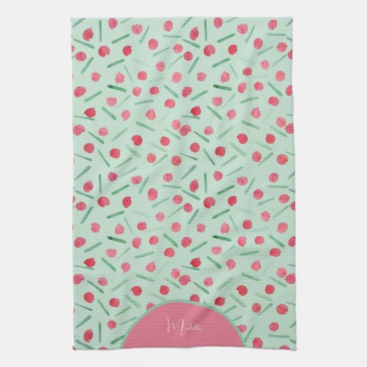 Niedlich Holiday Candy Cane Geschirrtuch (Vertikal)