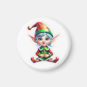 Niedlich Holiday Elf Magnet (Vorne)