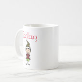 Niedlich Holiday Hot Cocoa Personalisierter Name K Kaffeetasse (Vorderseite Links)