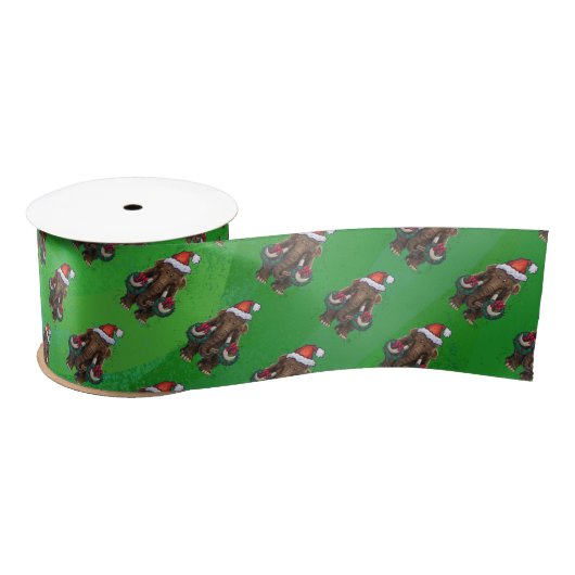 Niedlich Holiday Mastodon Satin Ribbon Satinband (Spule)
