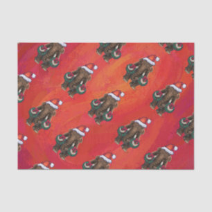 Niedlich Holiday Mastodon Seidenpapier