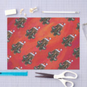 Niedlich Holiday Mastodon Seidenpapier (Handwerk)