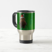 Niedlich Holiday Mastodon Travel Mug Reisebecher (Vorderseite Links)