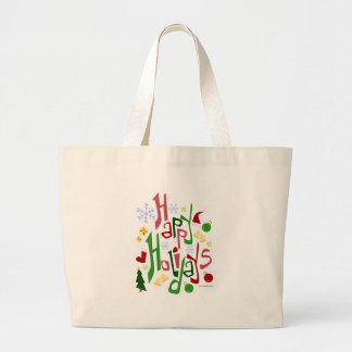 Niedlich Holiday Weihnachten Slogan Jumbo Stoffbeutel