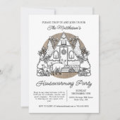 Niedlich Holiday Zuhause Drop in Housewarming Part Einladung (Vorderseite)