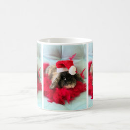 Niedlich Holland Lop mit Hat Weihnachts-Tasse Kaffeetasse