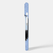 Niedlich Holstein Calf & Cow Sky Blue Case-Mate iPhone Hülle (Rückseite / Links)