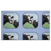 Niedlich Holstein Calf & Cow Sky Blue Stoff (Fat Quarter (45,7 x 55,9 cm))