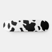 Niedlich Holstein Friesian Cow Animal Print Muster Skateboard (Horizontal)