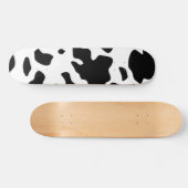 Niedlich Holstein Friesian Cow Animal Print Muster Skateboard (Horizontal)