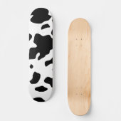 Niedlich Holstein Friesian Cow Animal Print Muster Skateboard (Vorderseite)