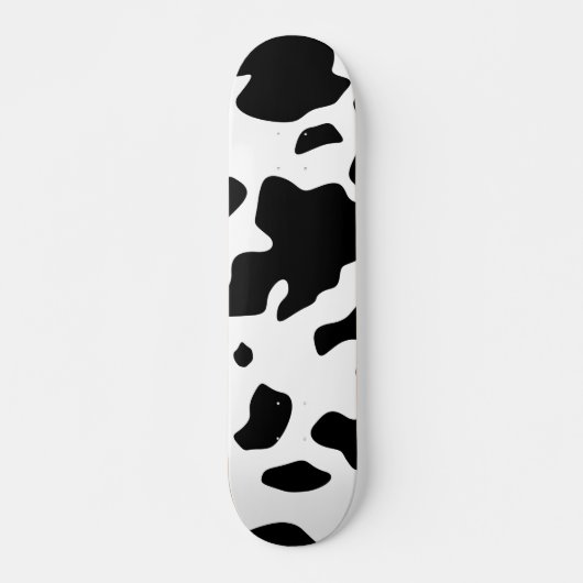 Niedlich Holstein Friesian Cow Animal Print Muster Skateboard (Vorne)