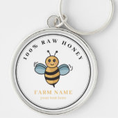 Niedlich Honey Bee Apiary Schlüsselanhänger (Vorne)