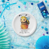 Niedlich Honey Bee Baby Dusche Pappteller (Party)