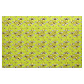 Niedlich Honey Bee Cartoon Beehive Muster Stoff (Fat Quarter (45,7 x 55,9 cm))