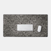 Niedlich Honey Bee Floral Boho Trendy Neutral Gray Schreibtischunterlage (Tastatur & Maus)
