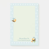 Niedlich Honey Bee Kids Post-it Klebezettel (Vorderseite)