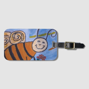 Niedlich Honey Bee Luggage Tag Gepäckanhänger